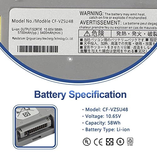 Batteria Per Panasonic CF-VZSU48 - Foto 5