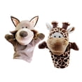 thumbnail image 2 of 2 marionetas de mano de animales de peluche para juegos de rol, juegos divertidos y educativos. Jirafa Zorro, 2 of 9