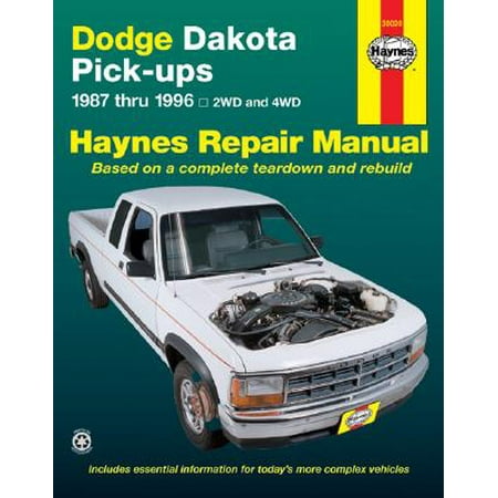 1987 Dodge Aries Engine - Dodge Dakota Pick-Ups 1987 Thru 1996