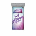 thumbnail image 2 of Saying Bedding Set with Sheet & Covers, Adventure Begins Words with Polygonal Mountains Abstract Angular Design, Printed Bedroom Decor 2 Shams, 4 Sizes, Purple Magenta Blue, by Ambesonne, 2 of 3