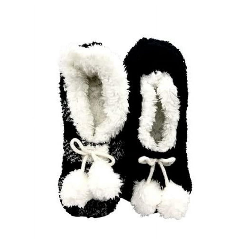 Cuddl Duds Women's Super Soft Plushfill Sherpa Lined Slipper Sock