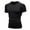Black, variant on RYRJJ Mens Compression Shirt Dry Fit Moisture Wicking Workout Short Sleeve Tops Gym Muscle Tee Bodybuilding Quick Dry T Shirts(Dark Gray,L)