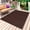 Brown, variant on Solid Black Outdoor Rug 5x8 Ft - Reversible Patio Rug Outdoor Camping Rugs, Retro Minimalism Abstract Denim Texture Washable Indoor Outdoor Area Rugs, Non-Slip Outdoor Carpet Runner for Deck/Porch