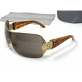 thumbnail image 3 of MIU MIU SUNGLASSES SMU51G 7FS-3N1 Shield Gold And Tortoise, 3 of 6