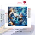 thumbnail image 2 of Bottle Landscape Winter DIY Pattern For Adults Beginners Tree Painting Bridge Needlework Holiday Gifts, 30*30cm, frame not included.,4466, 2 of 4
