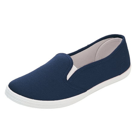 

BELLZELY Womens Shoes Sandals Clearance Women s Ladies Fashion Casual Versatile Comfortable Canvas Flat Casual Shoes