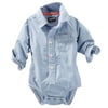 Carters Baby Boys Horizontal Stripe Button-Front Bodysuit