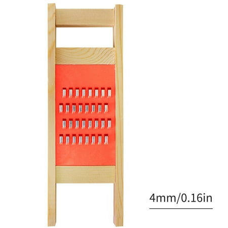

MATHOWAL Potato Grid Slicer Vegetable Grater Corrugated Net Wooden Chopper Cutter Wave knife Chipper Salad Kitchen Shredder Peeler Masher