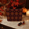 thumbnail image 5 of Tdxkok Halloween Zipper Cosmetic Bag with Spooky Patterns Canvas Makeup Pouch Reusable Travel Storage Bag for Toiletries Accessories I, 5 of 6
