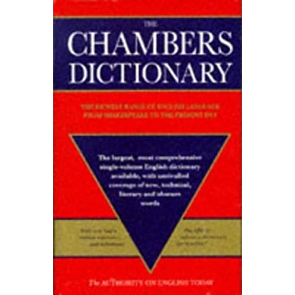 Pre-Owned The Chambers Dictionary (Hardcover) 0550102558 9780550102553