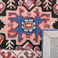 thumbnail image 6 of SAFAVIEH Bellagio Alvena Floral Bordered Wool Area Rug, Charcoal/Ivory, 6' x 9', 6 of 9