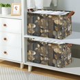 thumbnail image 2 of Yayeee Foldable Storage Basket for Shelves with Handles Waterproof Cloth Bins, Floral Lines, 2 of 7