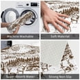 thumbnail image 6 of Bathroom Rugs Non Slip Washable - Woodland Forest With Deers Kitchen Mats for Floor, Area Rugs for Entryway Rugs Indoor, Laundry Bathroom Room Door Rug with Rubber Backing 20x31.5in, 6 of 8