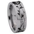 thumbnail image 3 of Silver Tungsten Wolf and Raven Ring, 3 of 4