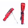 thumbnail image 1 of A99 Sac de Transport Golf C4 Range Sunday Pencil avec Housse Supérieure Amovible et Support (Lignure Rouge/gris), 1 of 13