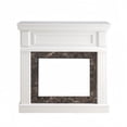thumbnail image 2 of Indoor Fireplaces Only Mantel (NOT INCLUDED 23" FIREPLACE) -White,41.34"W*14"D*40"H,Gas Indoor Fireplaces, 2 of 2