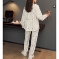 thumbnail image 3 of Defitshape Women's Summer Comfy Winter Princess Cotton Cute Pajama Set Soft Pjs Fall Lounge Postpartum Sleepwear Style23 X-Large, 3 of 4