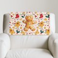 thumbnail image 2 of TSOVTHRID Gingerbread Man Christmas Light Print Recliner Headrest Protector PU Leather Headrest Cover for Recliner Chair Couch Head Rest Cover for Furniture Christmas Decor 17 x 27 Inches, 1 Piece, 2 of 7
