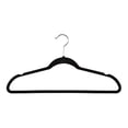 thumbnail image 1 of paquete de ganchos para ropa aterciopelados 40 piezas negro, 1 of 5