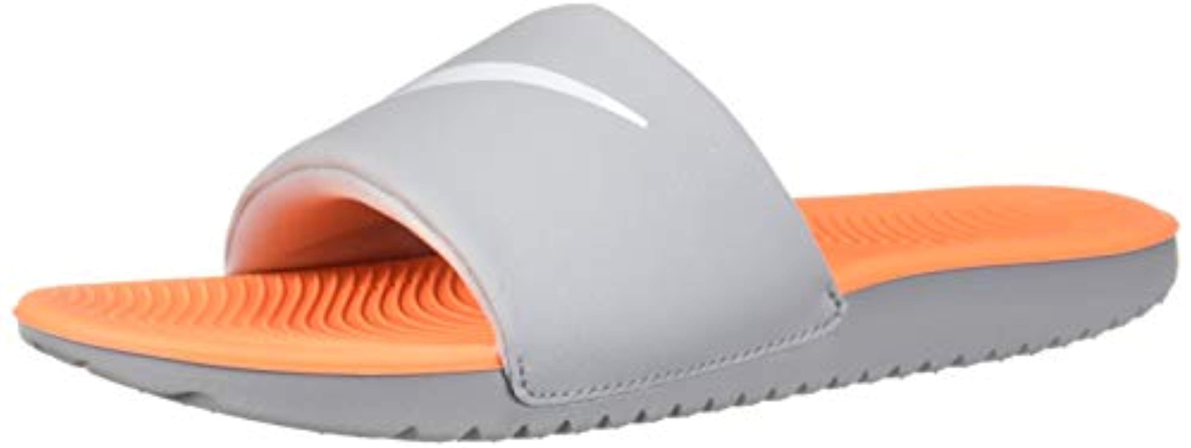 nike kawa slide orange