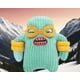 thumbnail image 5 of Creative Gifts Ugly Cute Toys,Funny Ugly Monster,Collectible , Toy Shy Monster (Weaving Monster Green), 5 of 5