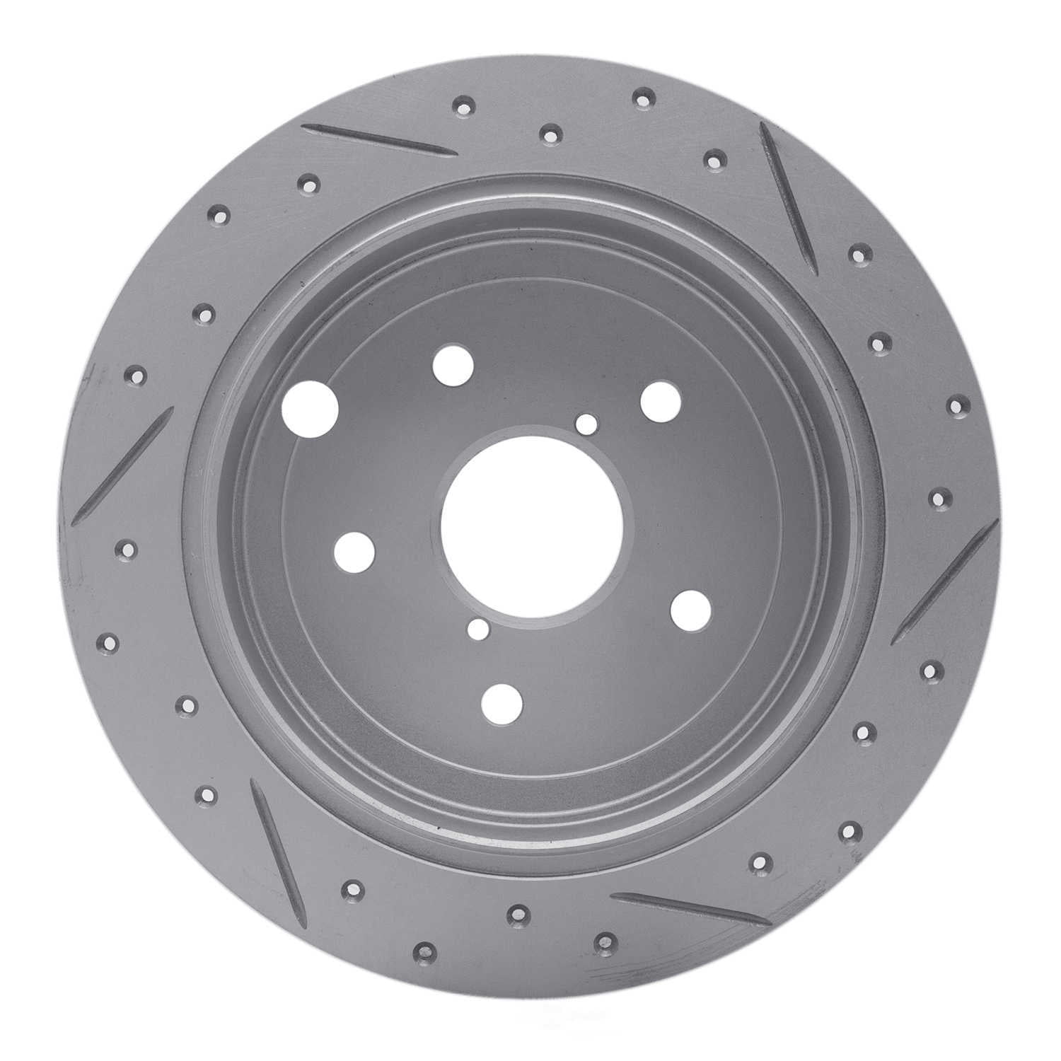 Dynamic Friction Company 830-13024R DFC Geoperformance Rotor - Drilled and Slotted