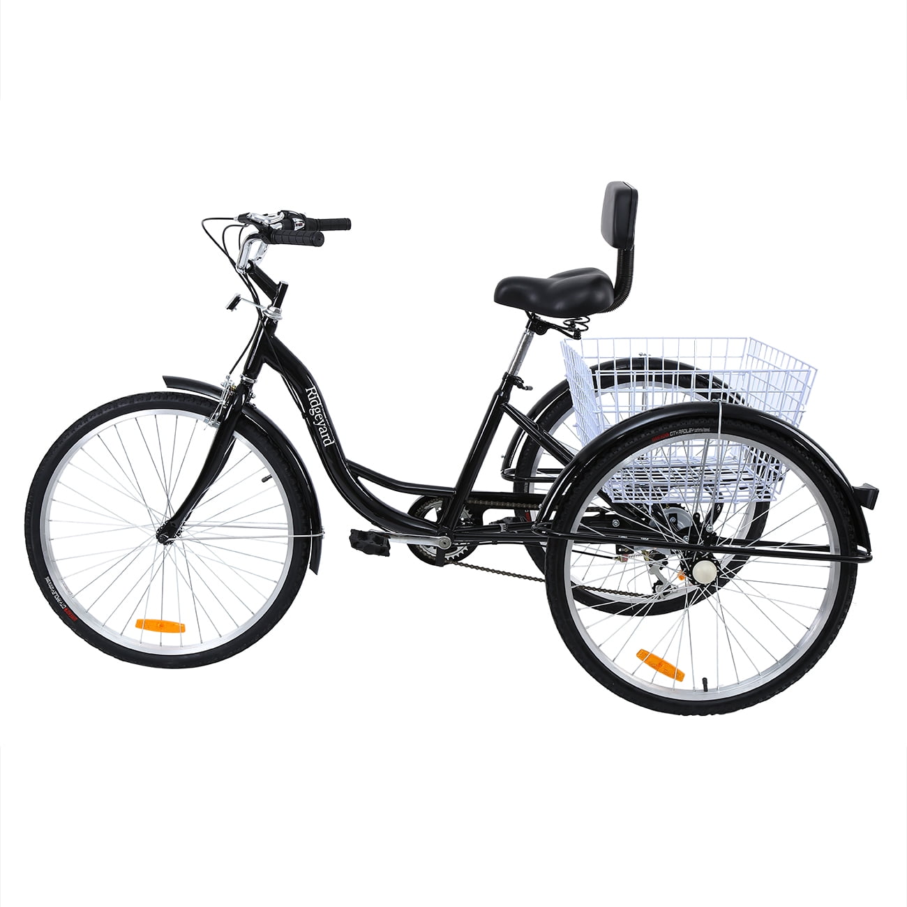 BMTBUY Adult Tricycle 7 Speed Cruise Bike 26 inch 3 Wheeled Bicycle