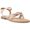 Champagne Metallic, variant on Sugar Womens SGR-Idol Ankle Flat Thong Sandals Metallic 7 Medium (B,M)