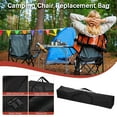 thumbnail image 6 of 59IN Camp Chair Replacement Bag [1PCS] - 600D Oxford Folding Chair Carrying Storage Bag with Shoulder Strap [Black, 7.9INx7.9IN WxH], 6 of 6
