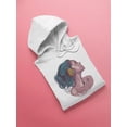 thumbnail image 3 of Profile Portrait Hoodie Women -Image by Shutterstock, Female 3X-Large, 3 of 4