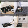 thumbnail image 5 of Sikiie Solar System Planets Space Print Flannel Anti-slip Floor Mat 16x24in, Thickened Dustproof Entrance Door Mat Floor Mat for Kitchen, Bathroom, Laundry Room, 5 of 7