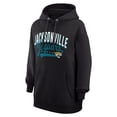 thumbnail image 2 of Women's G-III 4Her by Carl Banks  Black Jacksonville Jaguars Filigree Logo Pullover Hoodie, 2 of 3