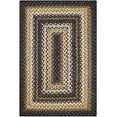 thumbnail image 5 of Homespice 20x30 Rect. Braided Rug. Kilimanjaro Black Jute Rug. Uses- Entryway Rugs, Kitchen Rugs, Bathroom Rugs. Reversible, Rustic, Country, Primitive, Farmhouse Decor Rug, 5 of 9