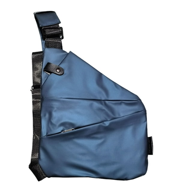 Slim Unisex Crossbody Bag - Left/Right Shoulder Travel Sling Pack - Secure Multi-Pocket Design for Essentials - Perfect for Outdoor Activities & Daily Use