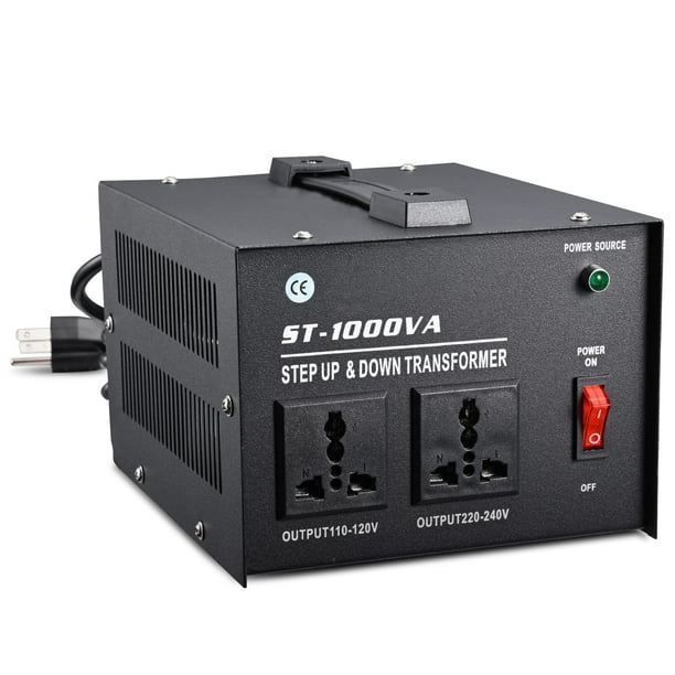 Transformador de tensión ZGROCK 1000W Step Up/Down 110V/220V