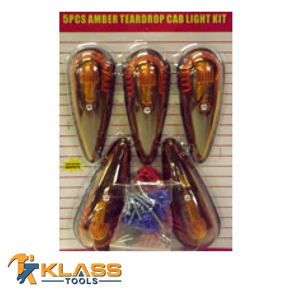 5 PC AMBER TEARDROP CAB LIGHT - Walmart.com - Walmart.com