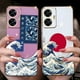 thumbnail image 2 of The Great Wave Off Kanagawa Cover Smooth E-TPU Phone Case REALME GT 2 NEO3 MASTER 7 8 8I 9 9I 10 11 PRO C30 C33 C35 C53 C55 Case, 2 of 5
