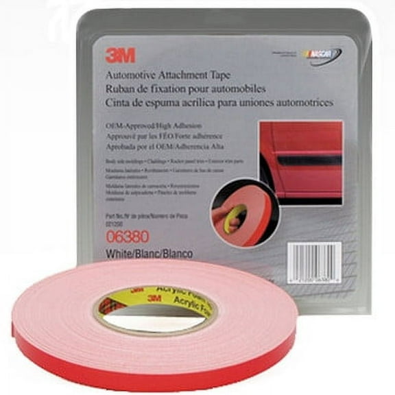 3M 06380, 1/2 in Automotive Attachment Tape