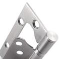 thumbnail image 4 of 2 piezas, bisagra de puerta sin mortaja y espiga, gabinete de acoplamiento de doble pliegue, bisagra de rodamiento engrosada de acero inoxidable, con tornillos, 4 of 5