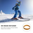 JiaHuin 1 Set Ski Brake Retainers Safety Elastic Rubber Bands Snowboard