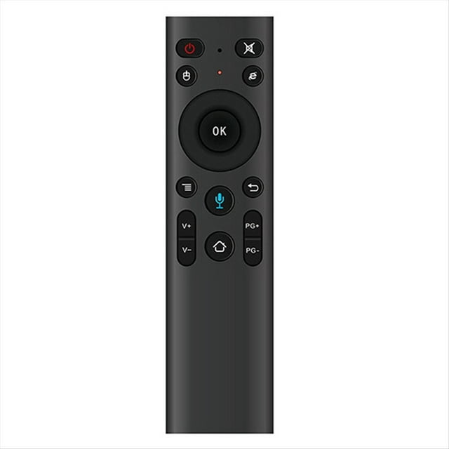 Control Remoto Inalámbrico Q5 Air Mouse de 2,4 G con Control de Voz para Smart TV, Android Box, Proyector, Control de Alcance, 17 Teclas.