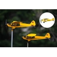 thumbnail image 1 of Metal Airplane Weather Vane for Garden - Handcrafted Outdoor Decor & Gift for Aviation Enthusiasts, 1 of 6