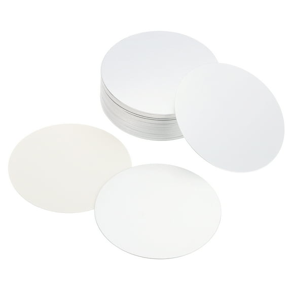 Uxcell 78mm Resistant Tamper Aluminum Foil Cap Liner Induction Heat Sealing for PET Bottle 100 Pack