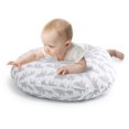 thumbnail image 3 of The Peanutshell Nursing Pillow for Breastfeeding, Gray and White Elephant, 3 of 5