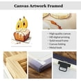 thumbnail image 5 of ZHONGYUTONG Funny Kitchen Canvas Wall Art Whimsical Food Art Pictures Fruit Vegetable Painting Humorous Poster Prints for Kitchen Dining Room Decor Framed (12.00" x 18.00"), 5 of 5