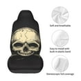 thumbnail image 3 of Lsque Gothic Winged Skull Pattern Car Seat Covers for Front Seats , Waterproof Seat Covers for Cars, Sporty Front Seat Covers,Car Seat Cover Protector Front Seats, 3 of 5