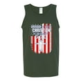 thumbnail image 2 of Wild Bobby, American by Birth Christian by The Grace of GOD Inspirational/Christian Men Graphic Tank Top, Forest Green, Small, 2 of 6