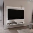 thumbnail image 2 of 55" Being Floating Entertainment Center​ – White Wall-Mounted Media Console, 2 of 7