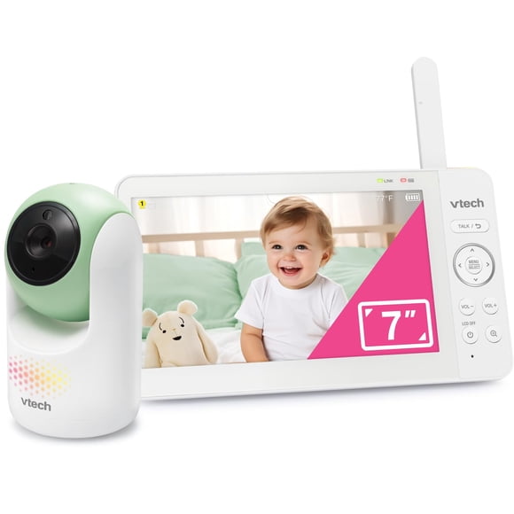 Monitor de vídeo para bebés VTech con pantalla LCD de 7 pulgadas con cámara y audio