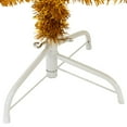 thumbnail image 3 of vidaXL Artificial Half Christmas Tree with Stand Gold 150 cm PET, 3 of 5